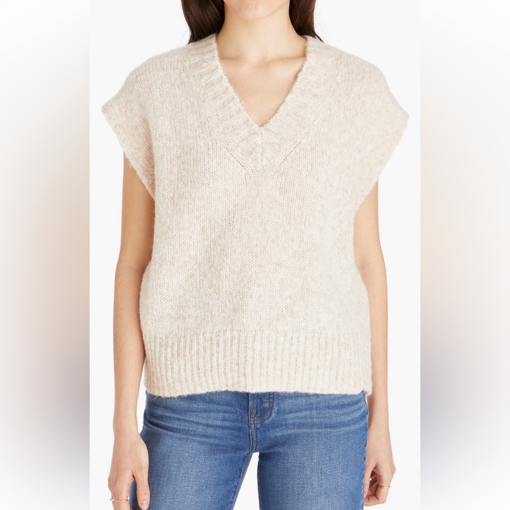 Madewell Balsam Cap Sleeve Sweater